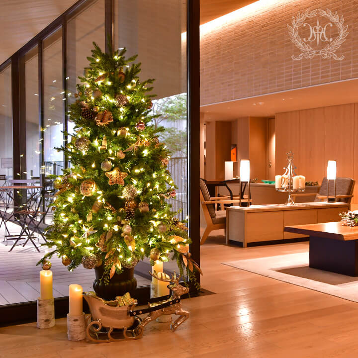 【2022装飾実例】ホテルメトロポリタン鎌倉 クリスマス装飾