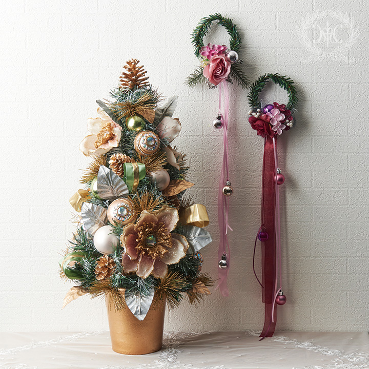 ピンクマグノリアポットツリー60cm クリスマス雑貨の通販 ハルモニア Web Store 旧マテリ ピンクマグノリアポットツリー60cm クリスマス雑貨の通販 ハルモニア Web Store 旧マテリ