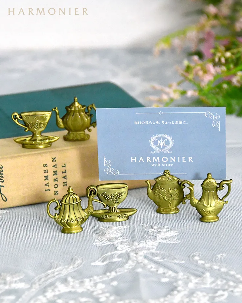 カフェカードスタンドゴールド6個セット｜輸入雑貨の通販 | 輸入雑貨の