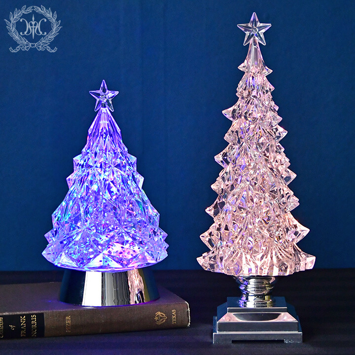 ヨウム　LEDライト　レジン　クリスマスツリーおぷま鳥