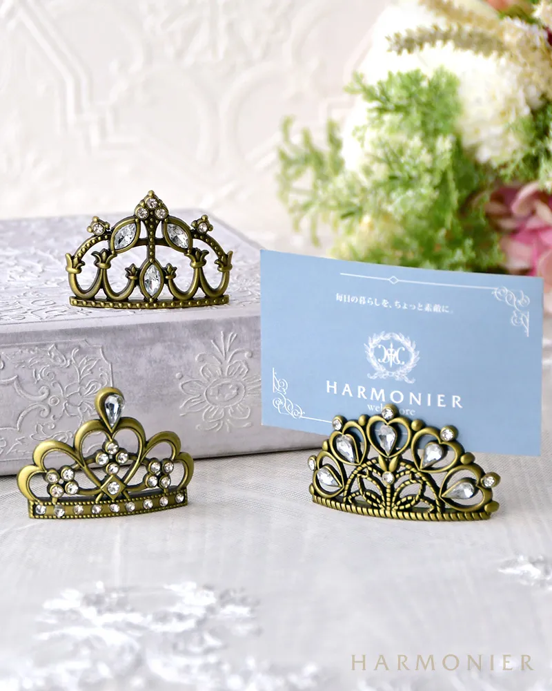 ティアラカードホルダー3個セット｜輸入雑貨の通販 | 輸入雑貨