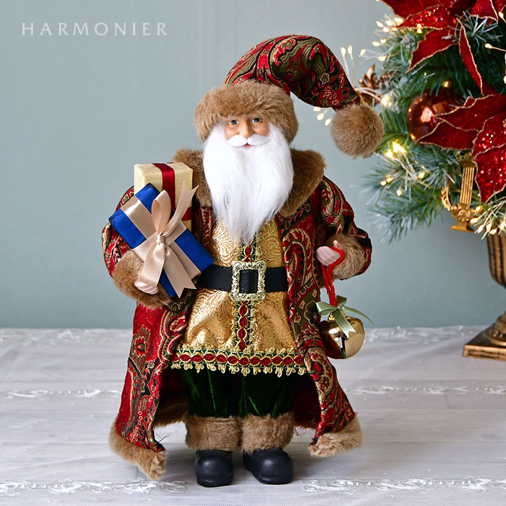ファッションの クリスマス サンタクロース オブジェ 置物 リール