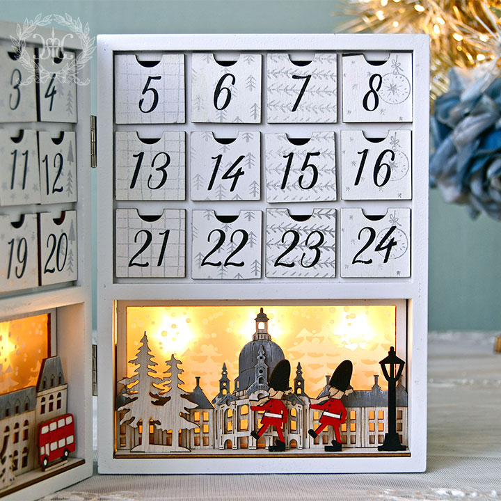 LEDアドベントカレンダー/ロンドン｜クリスマス雑貨の通販
