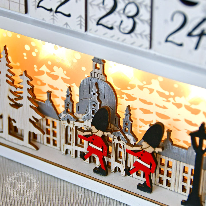 LEDアドベントカレンダー/ロンドン｜クリスマス雑貨の通販