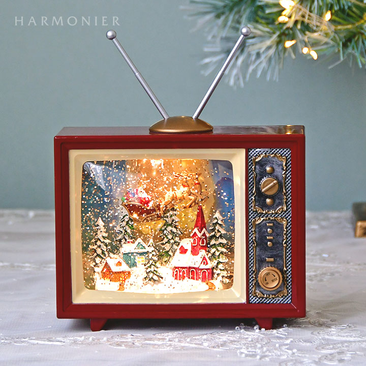リキッドLEDオルゴールテレビ｜クリスマス雑貨の通販 | ハルモニア web