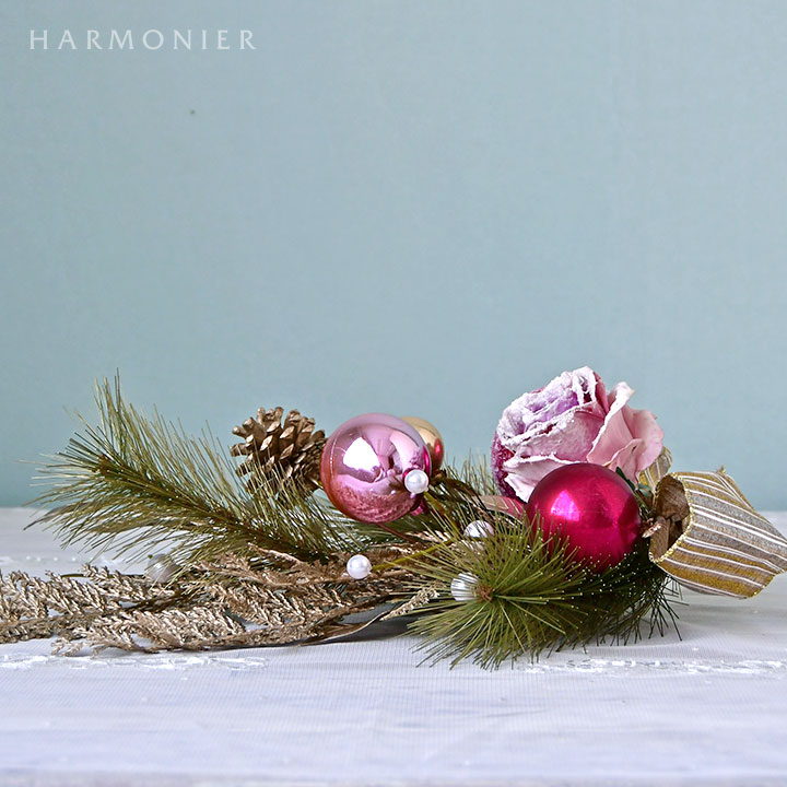 クリスマスピック/ピンクミックス｜クリスマス雑貨の通販 ハルモニア web store（旧マテリ）