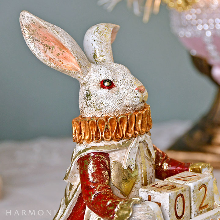 ウサギ　オブジェ　シルバー　インテリア雑貨　バニー クリスマス　プレゼント