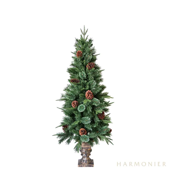 スリムパインポットクリスマスツリー120cm