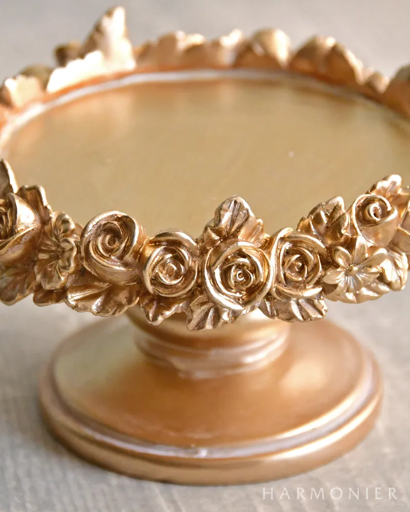 豪華！50s〜ゴールドカラー3段アクセサリー飾り棚アメリカアンティーク