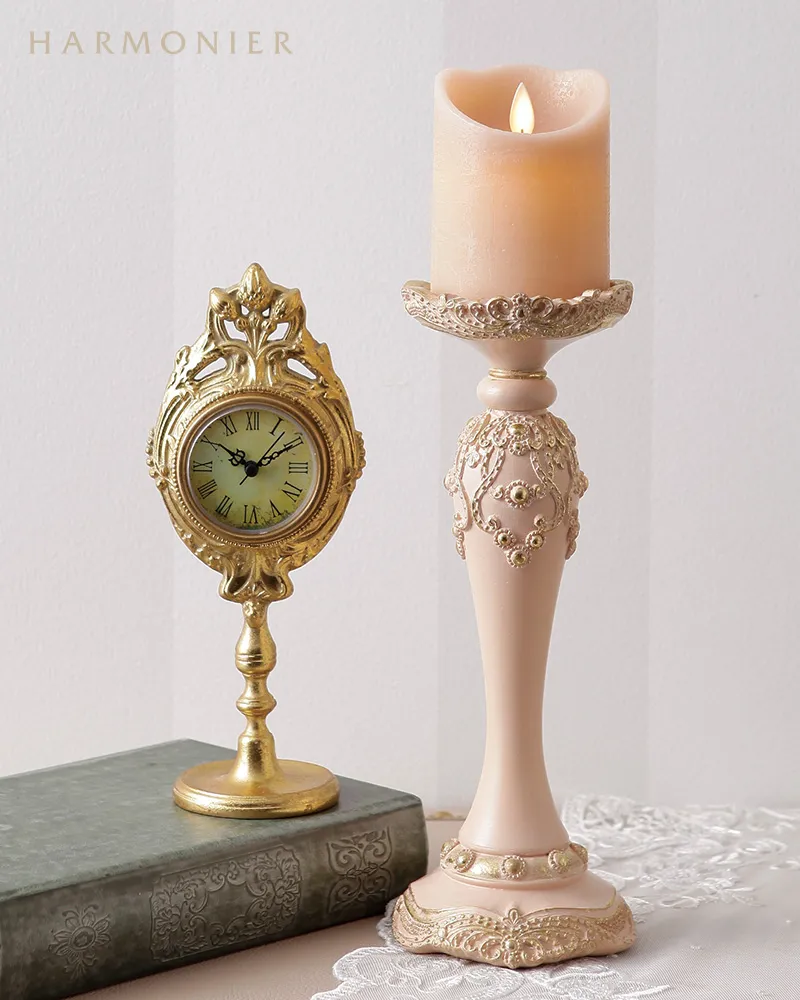 マニーローズ　陶器製スタンド型クロック マニー 時計 ） 📦 にGood！ - Tanto・de・joie （タント