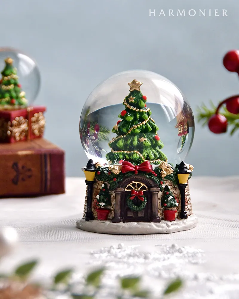 CHANEL スノードーム クリスマスツリー 約10cm CHANEL シャネル スノードーム クリスマス ツリー ホワイト