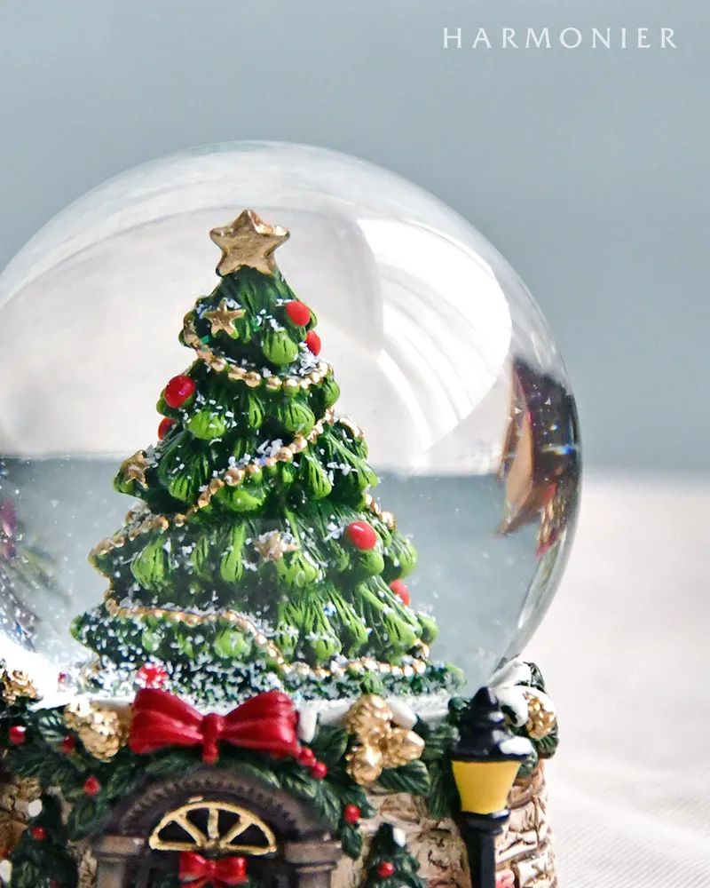 【スノードーム】クリスマス 置物 クリスマスライトー スノードーム クリスマス 飾り 卓上 LED