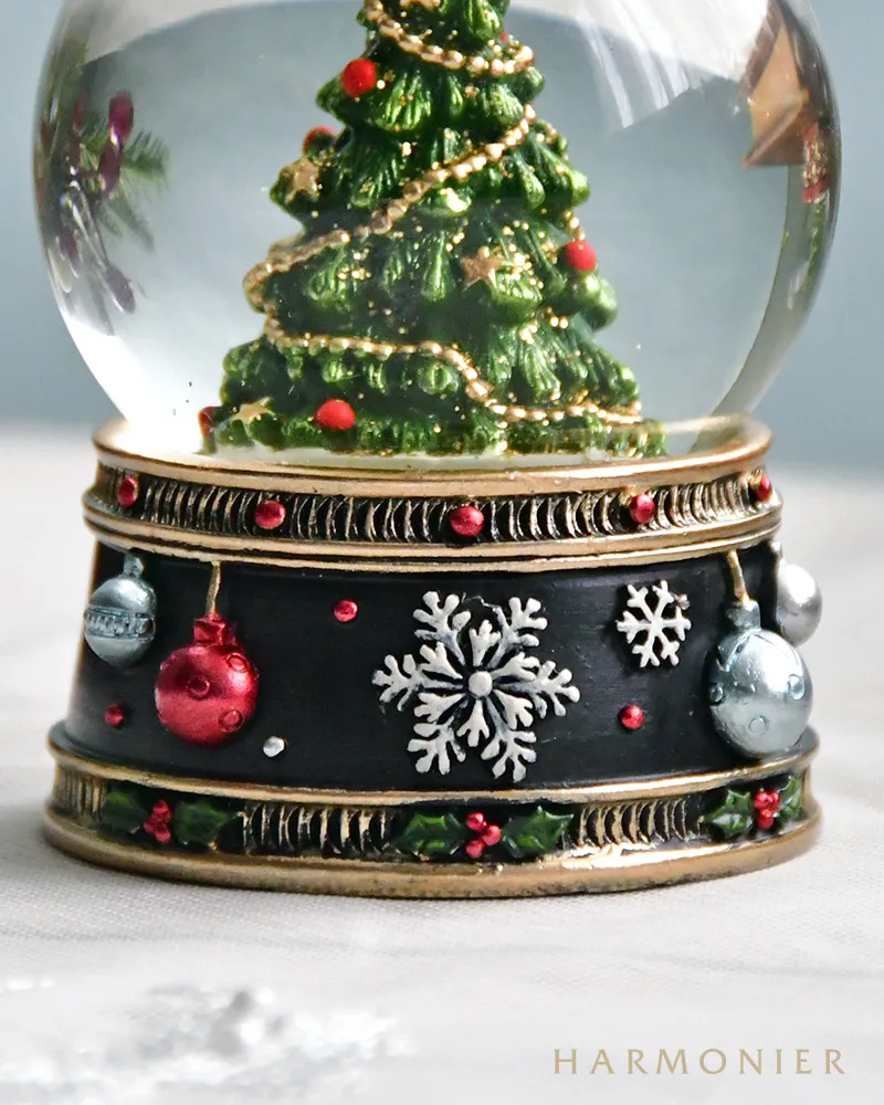 スモールスノードーム/ツリーオーナメントベース｜クリスマス雑貨の
