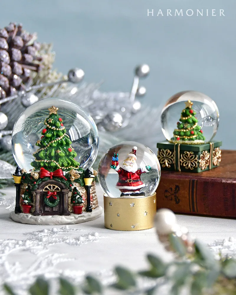 新品⭐︎スノードーム⭐︎ハルモニア ジュエルスノードームオルゴール/ツリー｜クリスマス雑貨の通販