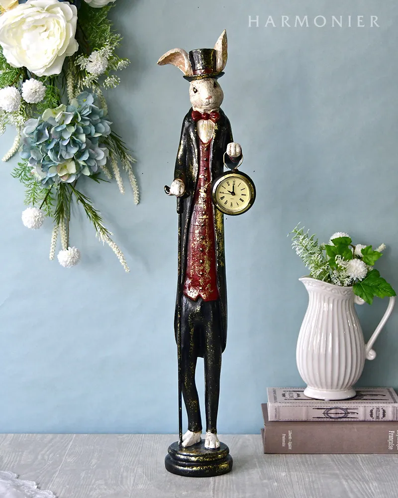 スリムバトラークロックラビット66cm｜輸入雑貨の通販