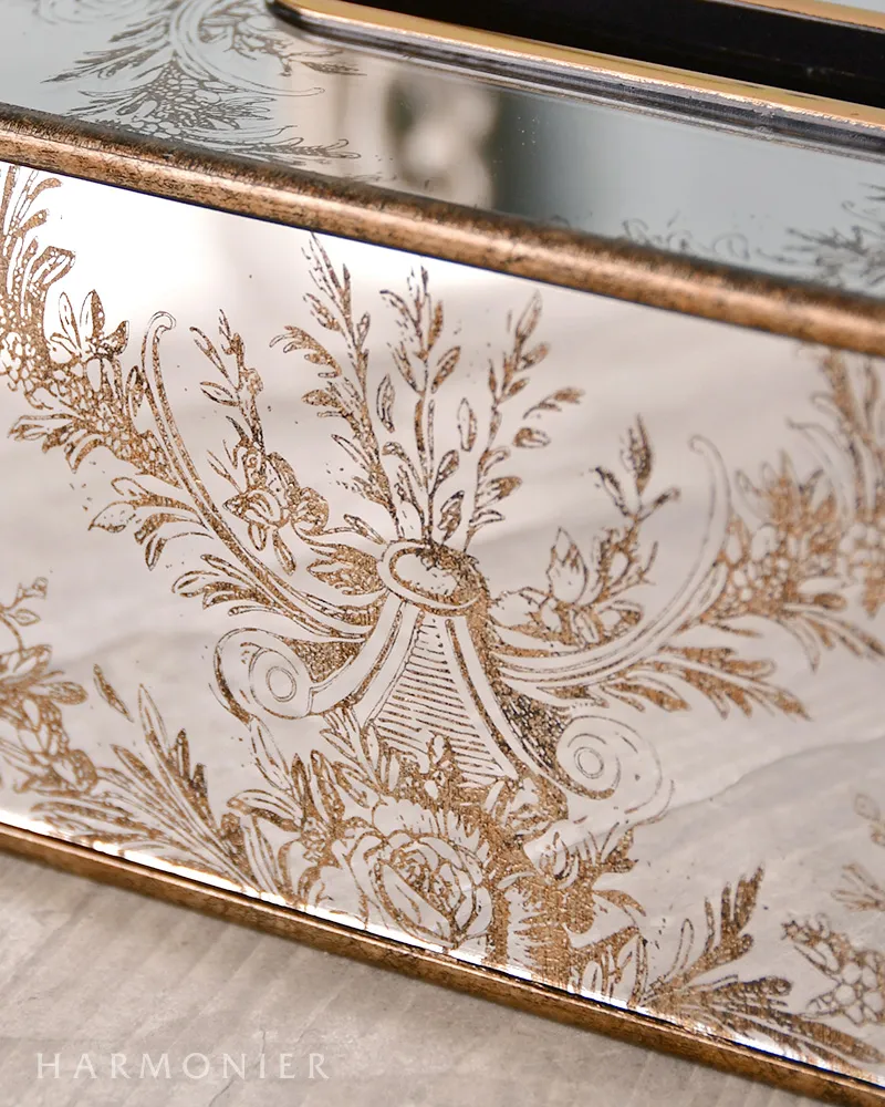 ミラーアートティッシュボックス｜輸入雑貨の通販 | ハルモニア