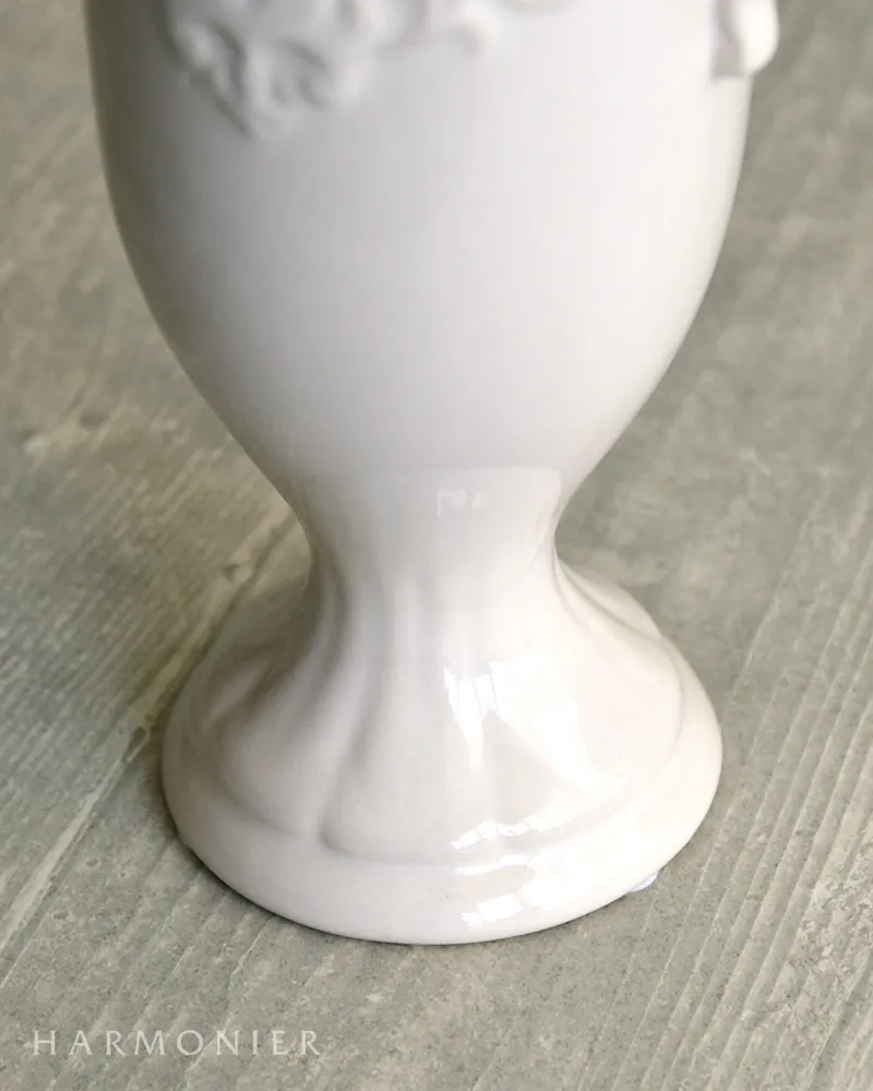 フルールフラワーベースL/ホワイト｜輸入雑貨の通販 | 輸入雑貨