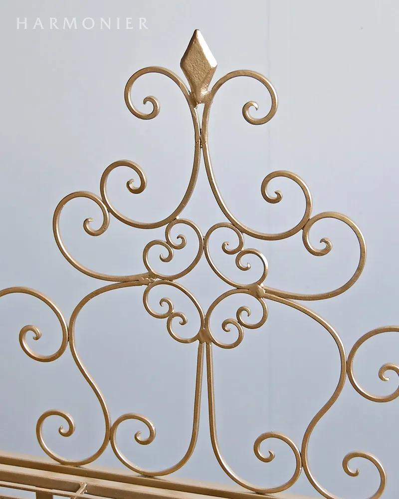 3段シェルフ アルミ 折り畳み シャンパンゴールド