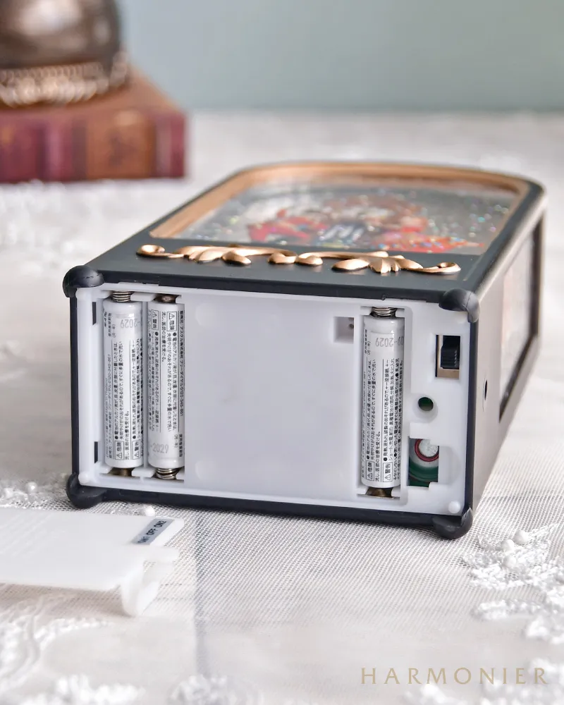 リキッドLEDブラックランタンナッツクラッカー｜クリスマス雑貨の通販