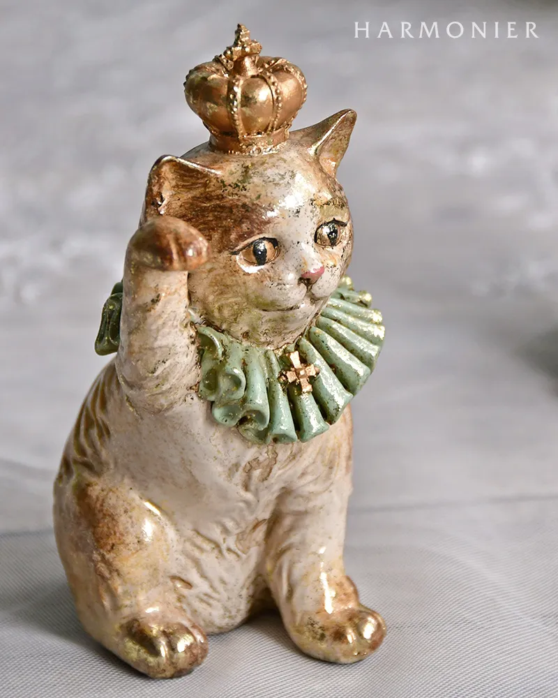 バロックウェルカム＆ラッキーキャット（ピンク/グリーン