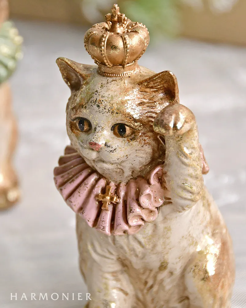 バロックウェルカム＆ラッキーキャット（ピンク/グリーン