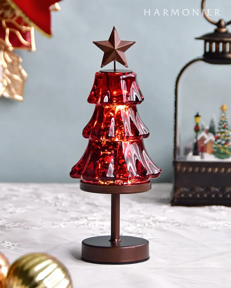 新品 HARMONIER ハルモニア LEDライト ツリー インテリア 置物 アクリルLEDライトツリーオブジェ38cm｜クリスマス雑貨の通販