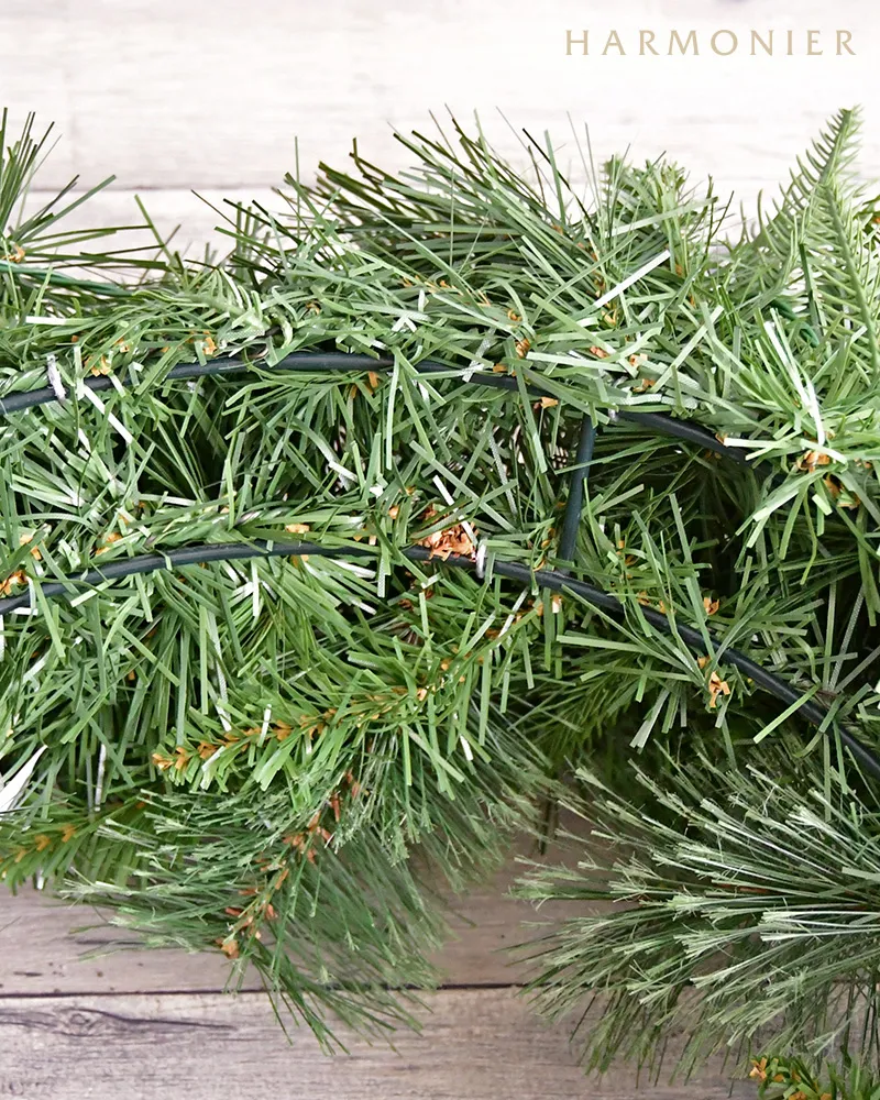 パインコーンLEDリース55cm※電池式｜クリスマス雑貨の通販 ハルモニア