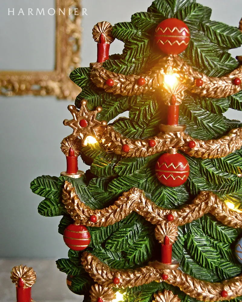 LED付き人工クリスマスツリー 中型 LEDトラッドツリーオブジェ49cm｜クリスマス雑貨の通販 ハルモニア web