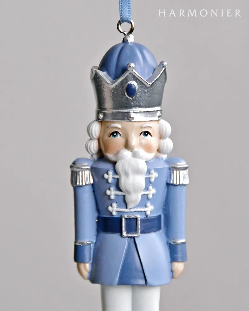 ウインターブルーナッツクラッカーオーナメント｜クリスマス雑貨の通販