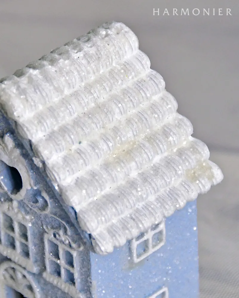 ウインターブルービレッジオブジェ6点セット｜クリスマス雑貨の通販