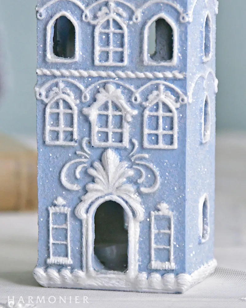 ウインターブルービレッジオブジェ6点セット｜クリスマス雑貨の通販