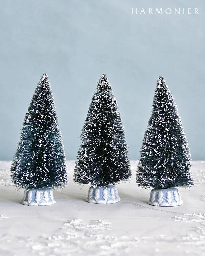 ウインターブルービレッジオブジェ6点セット｜クリスマス雑貨の通販