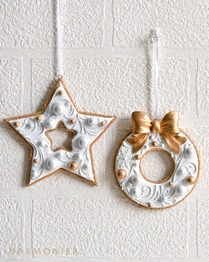 星形オーナメント3個セットアンティーク調 アクリルオーナメント 3個セット オーナメント クリスマス