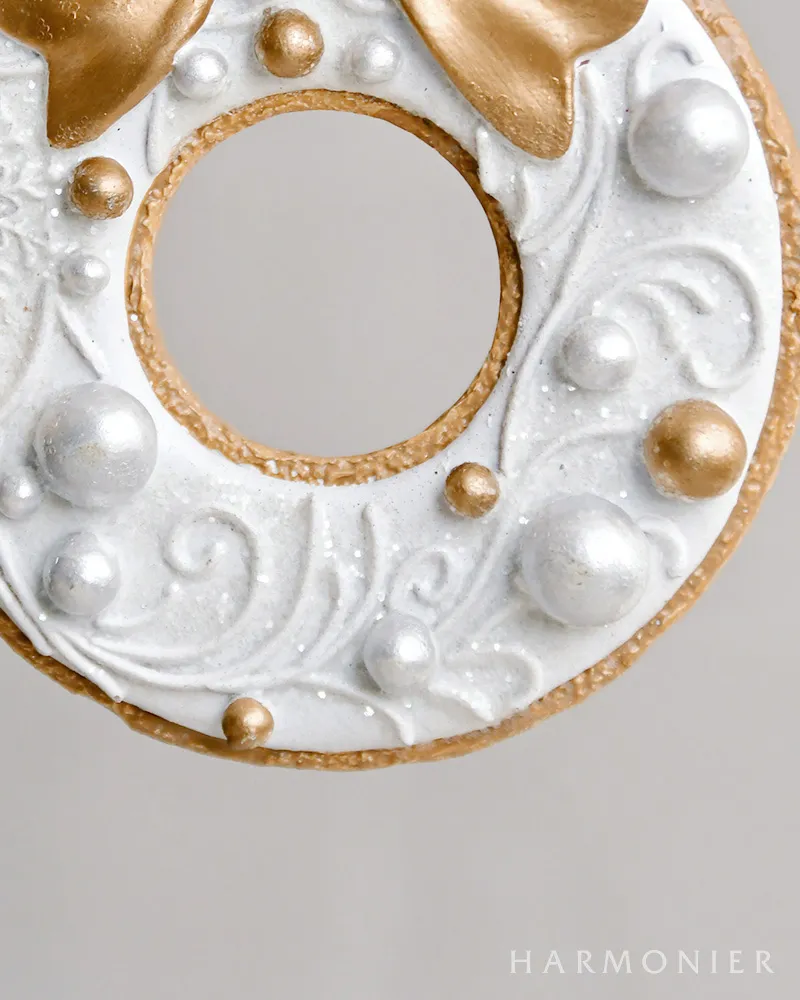 ジンジャーブレッドオーナメント/スター＆リース2コセット｜クリスマス