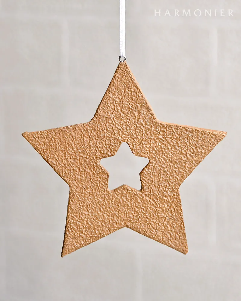 ジンジャーブレッドオーナメント/スター＆リース2コセット｜クリスマス