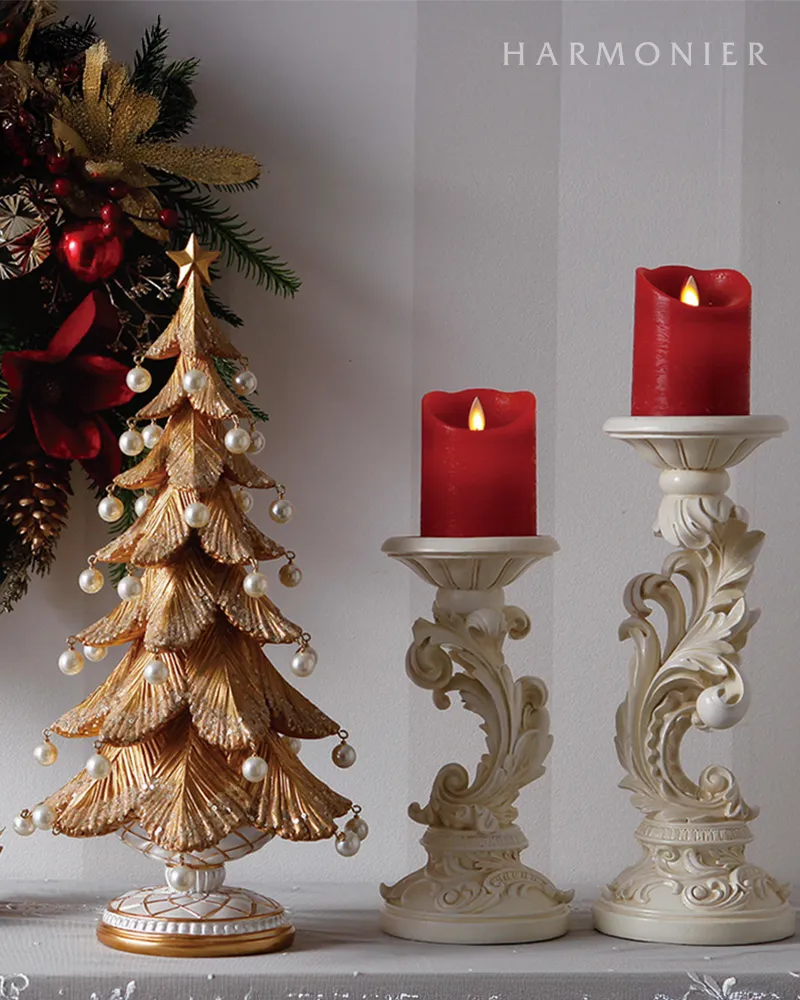 パールダングルゴールドツリーオブジェ45cm｜クリスマス雑貨の