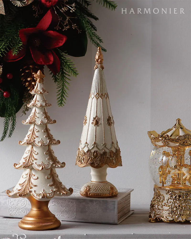 ヴィンテージホワイトツリーオブジェ30cm｜クリスマス雑貨の通販