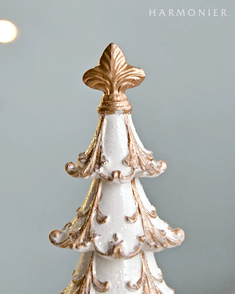 ヴィンテージホワイトツリーオブジェ30cm｜クリスマス雑貨の通販