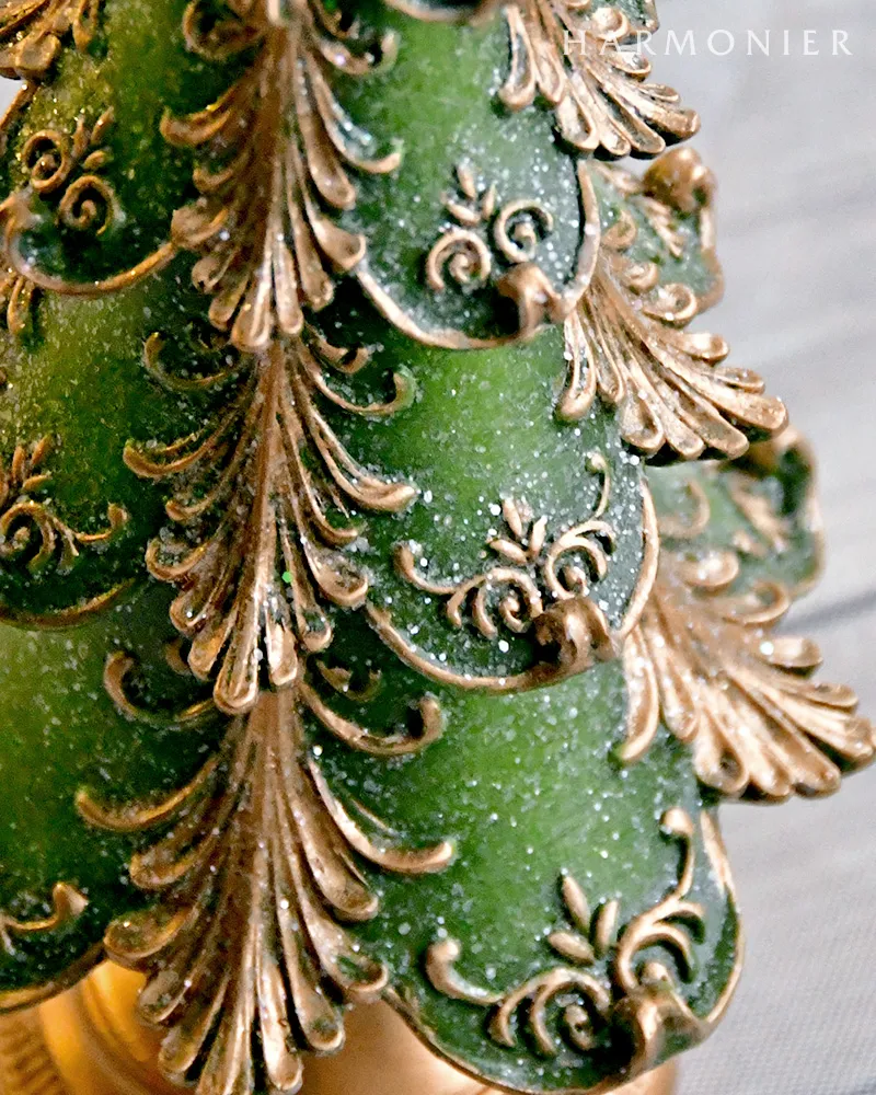 ヴィンテージグリーンツリーオブジェ30cm｜クリスマス雑貨の通販