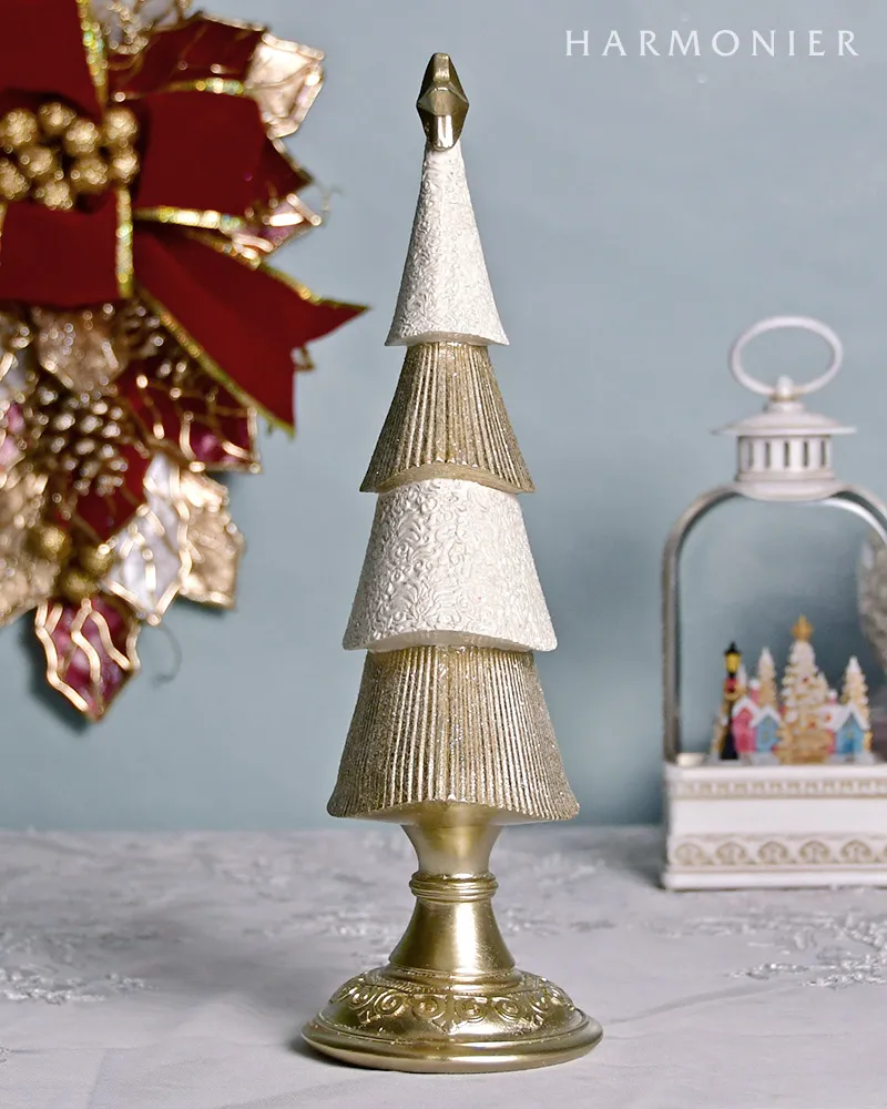 ウインターホワイトツリーオブジェ/トール｜クリスマス雑貨の通販