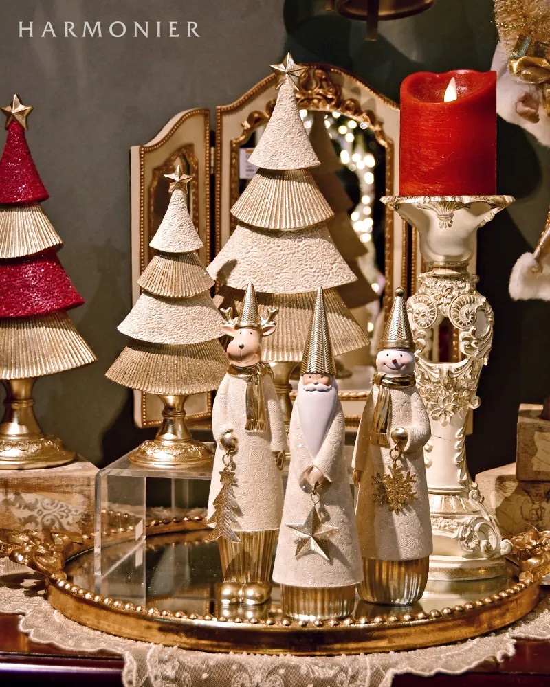 白い　サンタクロース オブジェ　クリスマス 新作】北欧 クリスマス の可愛い サンタ オブジェ（小