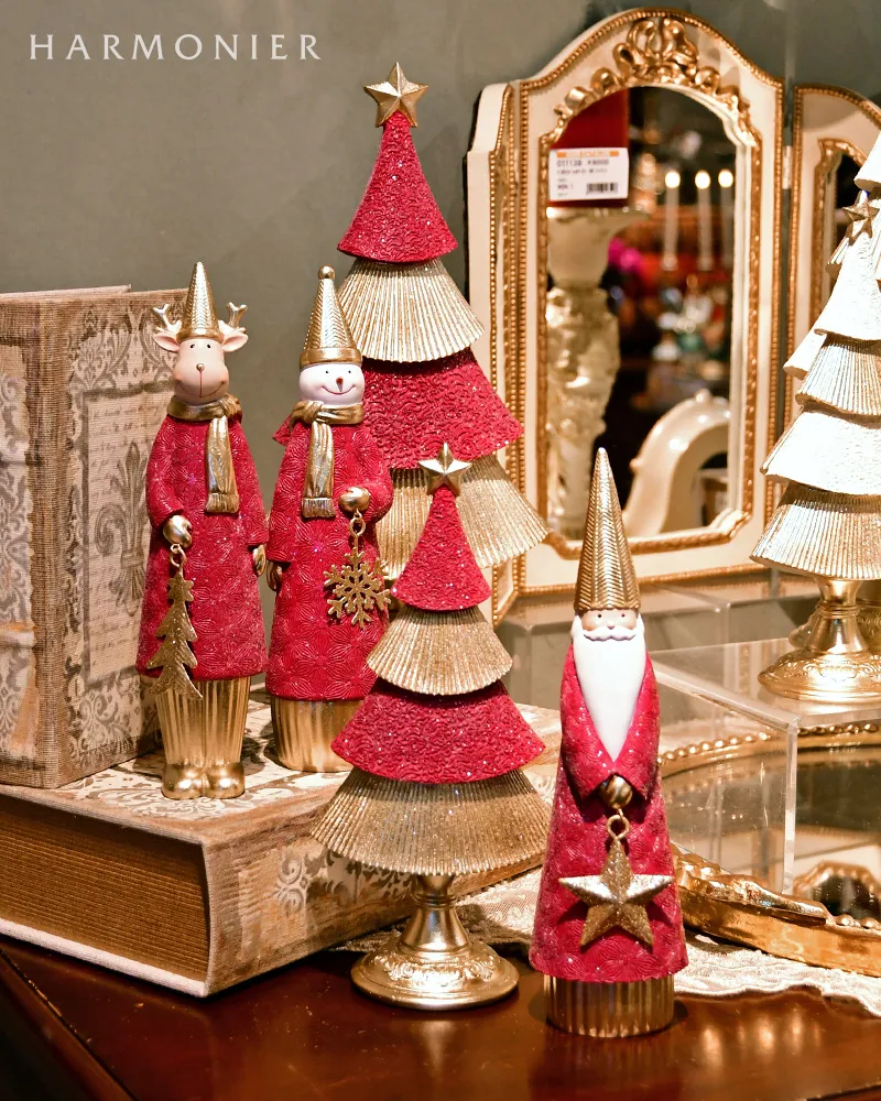 ウインターレッドサンタオブジェ｜クリスマス雑貨の通販