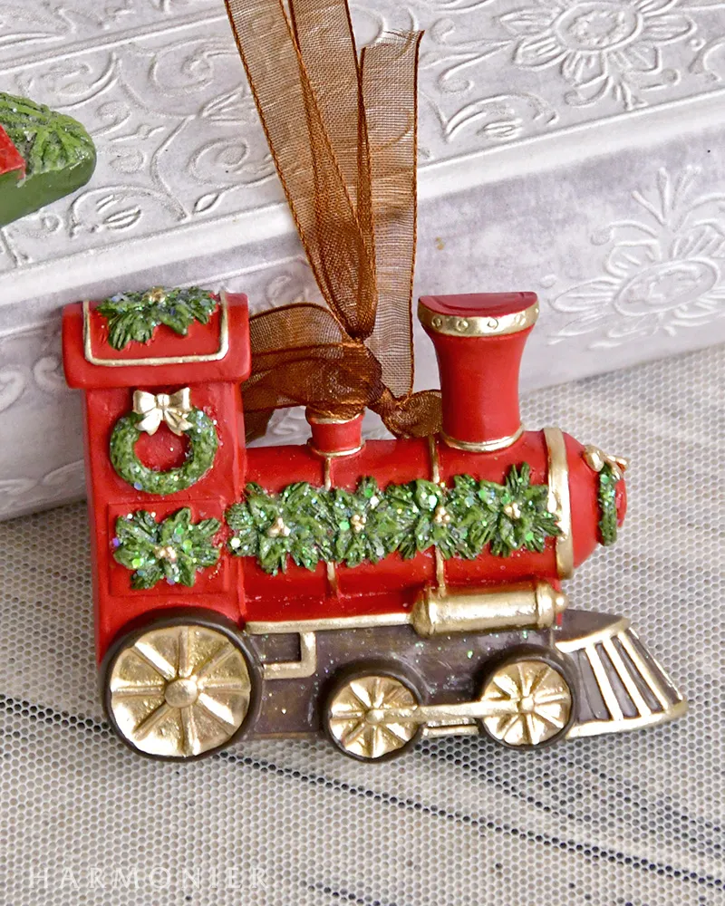 ミニツリー&トレインオーナメント2コセット｜クリスマス雑貨の通販