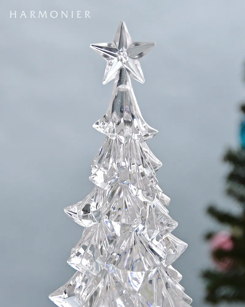 リキッドLEDクリスタルツリー/グリーンライト32cm｜クリスマス雑貨の