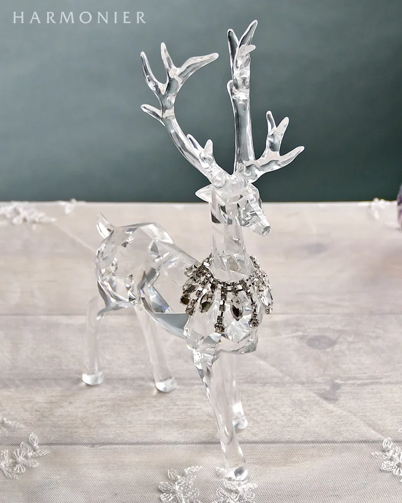 アクリルトナカイオブジェ/ジュエルネックレス(スタンディング アクリルトナカイオブジェ/ジュエルネックレス(スタンディング