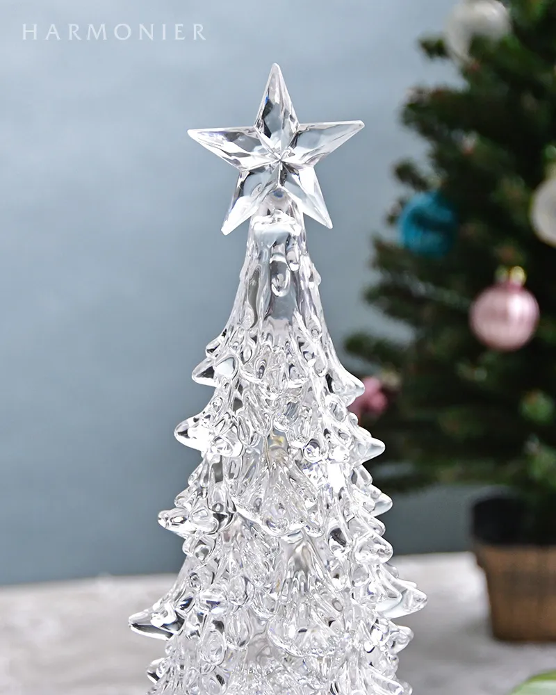 新品 HARMONIER ハルモニア LEDライト ツリー インテリア 置物 アクリルLEDライトツリーオブジェ38cm｜クリスマス雑貨の通販