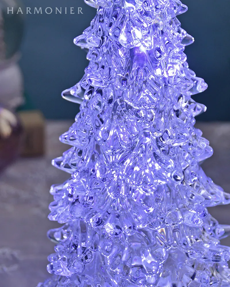 新品 HARMONIER ハルモニア LEDライト ツリー インテリア 置物 アクリルLEDライトツリーオブジェ38cm｜クリスマス雑貨の通販