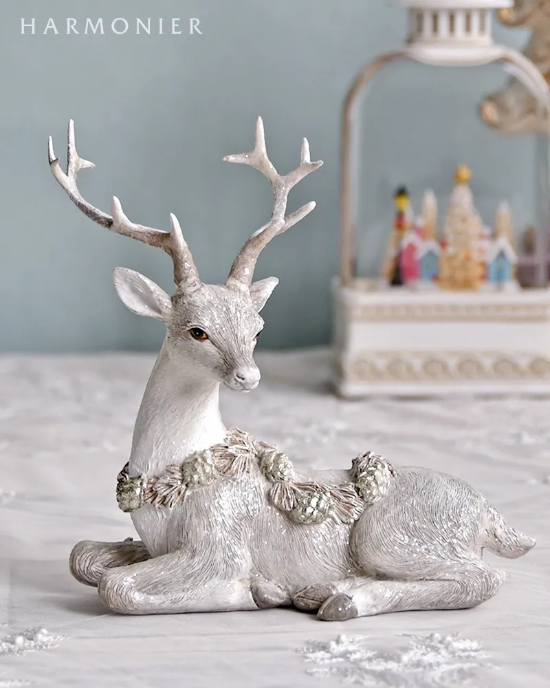 ウィンターフォレストトナカイオブジェ（スタンディング/シッティング
