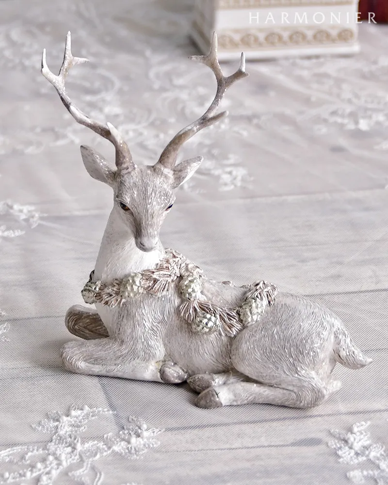 ウィンターフォレストトナカイオブジェ（スタンディング/シッティング