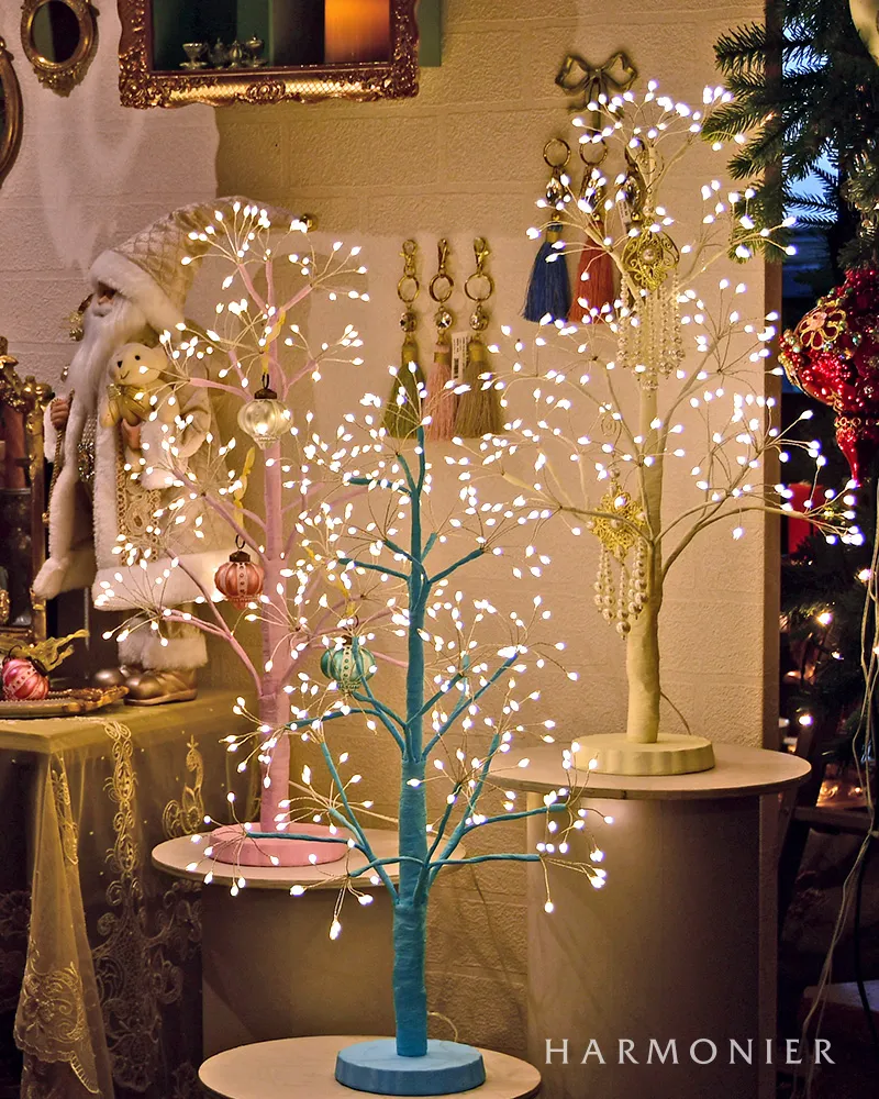 ハルモニア60センチツリー ファンタジーカラーツリー60cm/ブルー｜クリスマス雑貨の通販